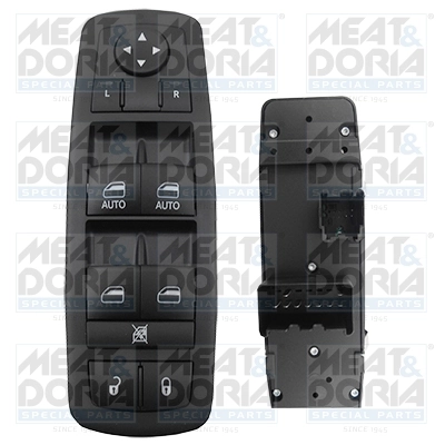 Switch, window regulator